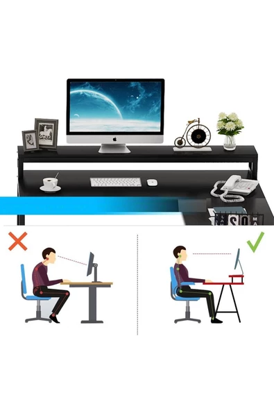 Zizuva Özel Tasarım Ev Ofis Çalışma Masası - Resim 7