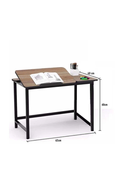 Zizuva Tasarım Portatif Beyaz Çalışma Masası - Resim 2