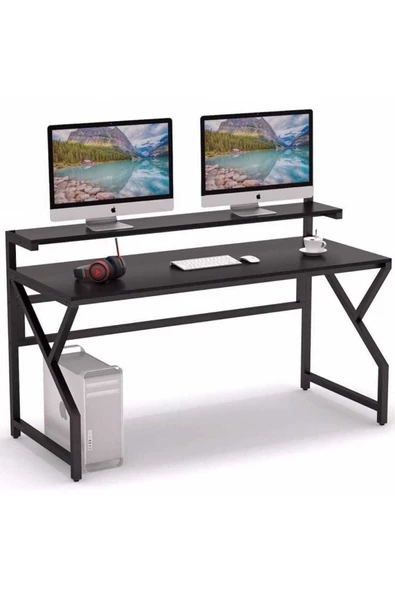 Zizuva Tasarım Monitör Sehpalı Bilgisayar Masası - Resim 2