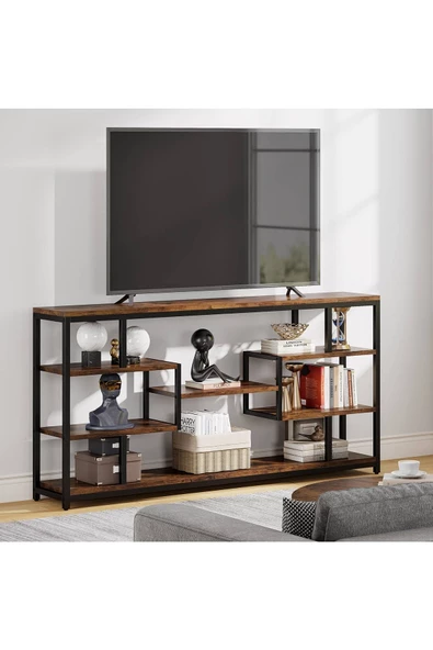 Zizuva Özel Tasarım Ceviz Çok Amaçlı Konsol&tv Ünitesi - 3