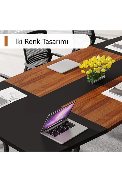 Zizuva Tasarım Çift Renk Toplantı&yemek Masası - 6