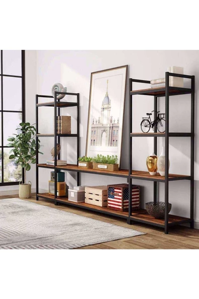 Zizuva Tasarım Modern Kitaplıklı Tv Ünitesi - 3