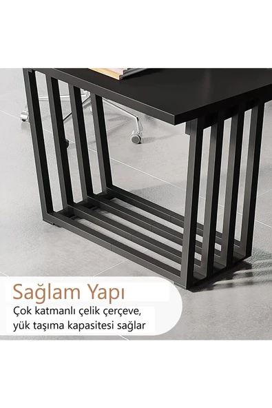 Zizuva Tasarım Çift Renk Toplantı&yemek Masası - 7