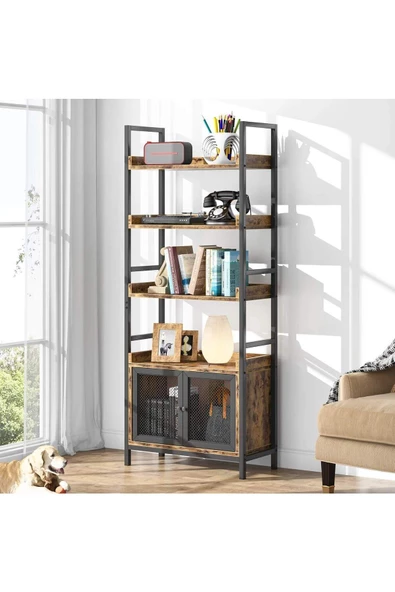 Zizuva Tasarım Raflı Kapaklı Çok Amaçlı Dolap Düzenleyici - 2