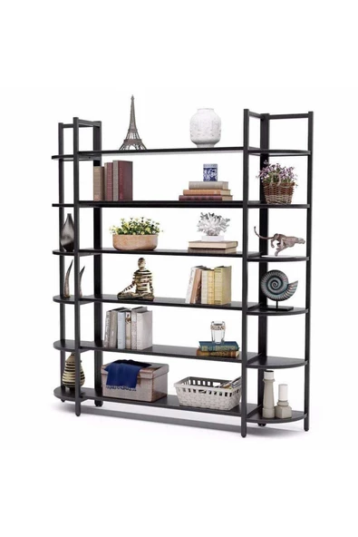 Zizuva Tasarım Siyah Modern Kitaplık Modeli - 3