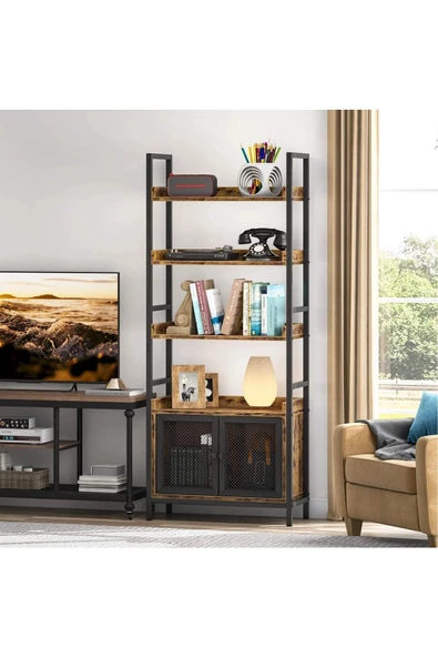 Zizuva Tasarım Raflı Kapaklı Çok Amaçlı Dolap Düzenleyici - 3