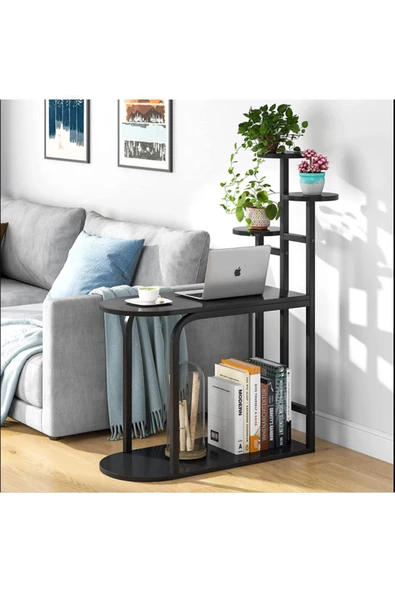 Zizuva Tasarım Çok Amaçlı Siyah Çiçeklik Saksılık Modeli - Resim 2