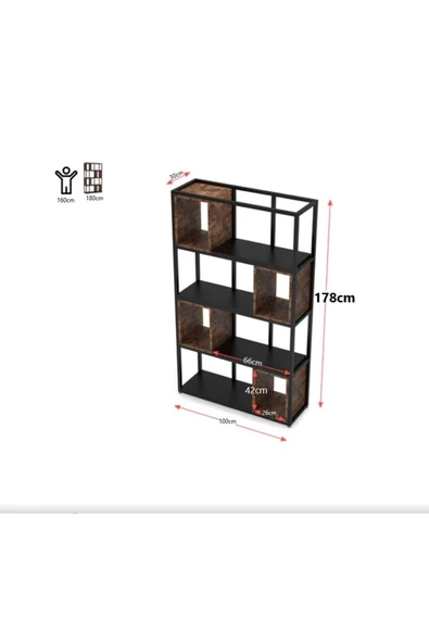 Zizuva Tasarım Ev Ve Ofis Kitaplık - 7