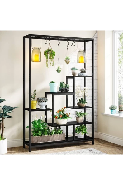 Zizuva Özel Tasarım Siyah Çiçeklik & Saksılık Ve Düzenleyici ürün görseli 1