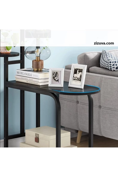 Zizuva Tasarım Çok Amaçlı Siyah Çiçeklik Saksılık Modeli - Resim 4