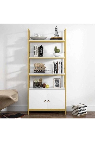 Zizuva Tasarım Gold Kitaplık Modeli - Resim 2