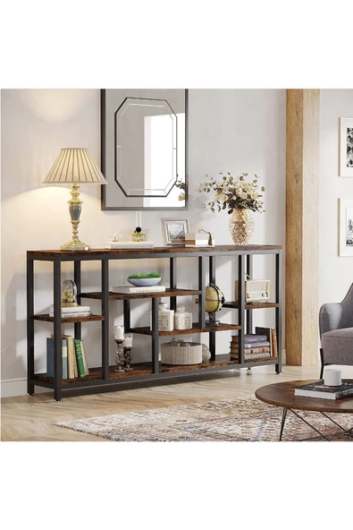 Zizuva Tasarım Raflı Çok Amaçlı Konsol - Resim 4