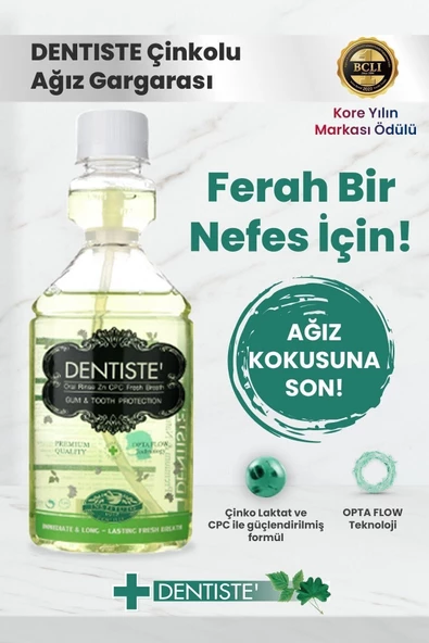 Dentiste Çinko Ve Cpc'li Ağız Gargarası 200ml - 2