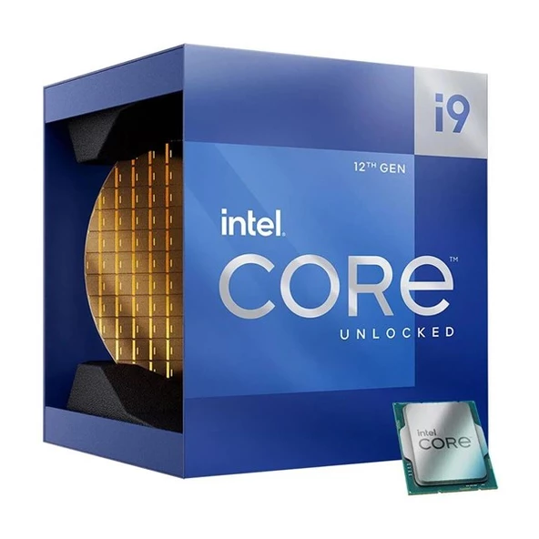 INTEL CORE i9 12900K 30MB 16çekirdekli O/B UHD VGA 1700p 125w Kutusuz+Fansız - 1