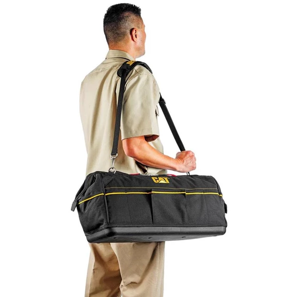 CAT DA980238 20'' Geniş Ağızlı Ağır Hizmet Bez Alet Takım Çantası - 6