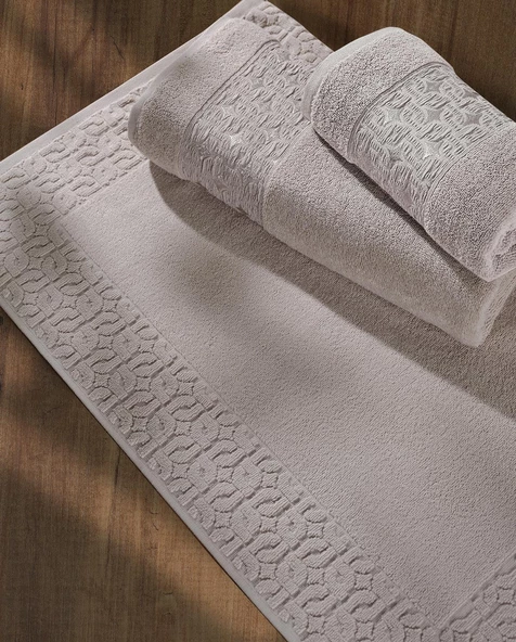 Soley | Oppolo | Extra Yumuşak Pamuk Eponj 3'lü Havlu Seti - 2