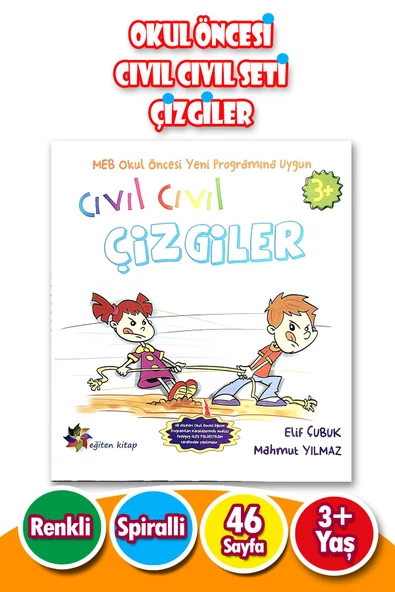 Okul Öncesi Cıvıl Cıvıl Seti Çizgiler