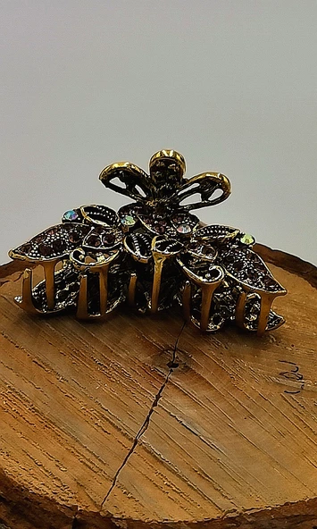 Döküm Metal Renkli Taşlı Lüks Toka ürün görseli