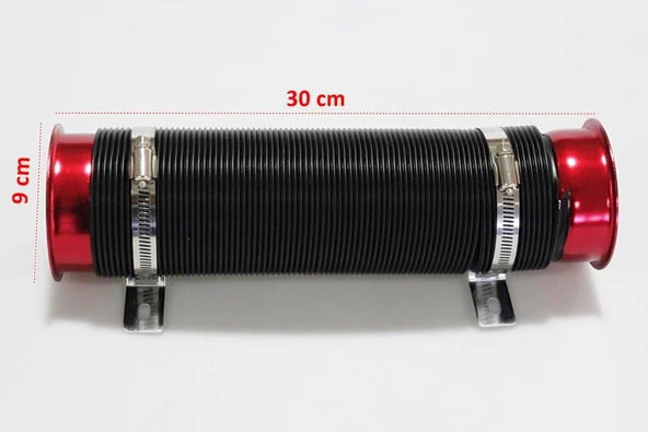 MY RACİNG Performans hava filtresi borusu akordionlu ayarlanabilir mugen - 2