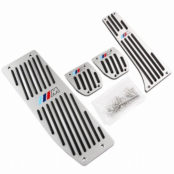 AUTOGP Bmw e87 pedal seti takımı manuel 4parça ///M logolu