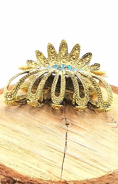 Döküm Metal Renkli Taşlı Lüks Toka ürün görseli 1