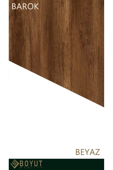 Boyut Mobilya Tek Çekmeceli, Tekerlekli Dekoratif Servis Sehpası, Servant - 4