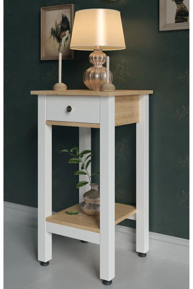 Boyut Mobilya Tek Çekmeceli, Sabit Ayaklı Dekoratif Dresuar - 2