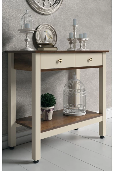 Boyut Mobilya 2 Çekmeceli, Sabit Ayaklı, Dekoratif Dresuar - 2