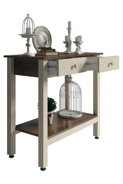 Boyut Mobilya 2 Çekmeceli, Sabit Ayaklı, Dekoratif Dresuar - 3