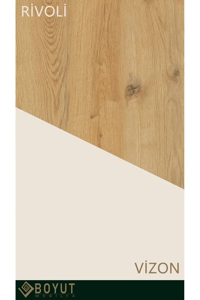 Boyut Mobilya Servant, 2 Çekmeceli, Tekerlekli Servis Sehpası, Kahve Köşesi - 5