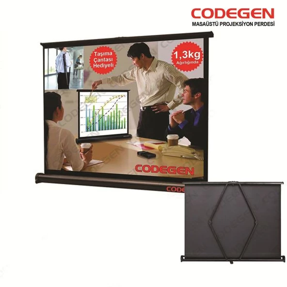 CODEGEN (MX-40) 81x61 MASAÜSTÜ PROJEKSİYON PERDESİ