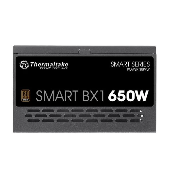THERMALTAKE 650W 80+ BRONZE SMART BX1 RGB PS-SPD-0650NNSABE-1 14cm Fanlı Power Supply - Resim 3