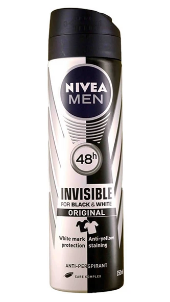 Nivea Men Deodorant Invisible Black&White 150 ml