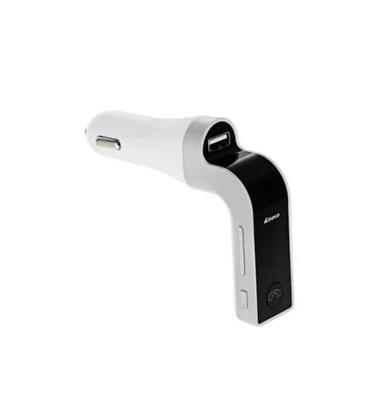 Torima Carg7 Bluetooth Araç Fm Transmitter Usb Girişli Beyaz Android Ios Cihazlar Uyumlu+AUX kablo - 2