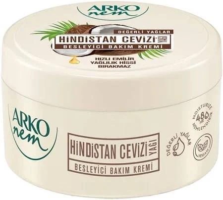 Arko Nem Krem Değerli Yağlar Hindistan Cevizi 250 Ml ürün görseli 1