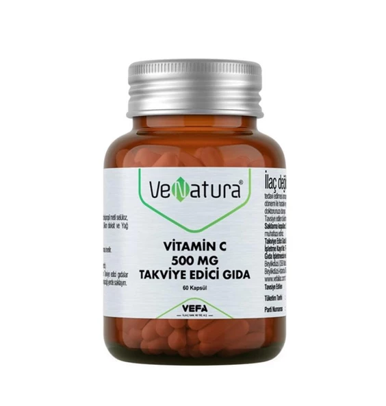 VeNatura Vitamin C 500 MG Takviye Edici Gıda 60 Kapsül