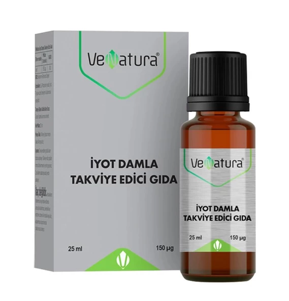 Venatura İyot Damla Takviye Edici Gıda 25 ml