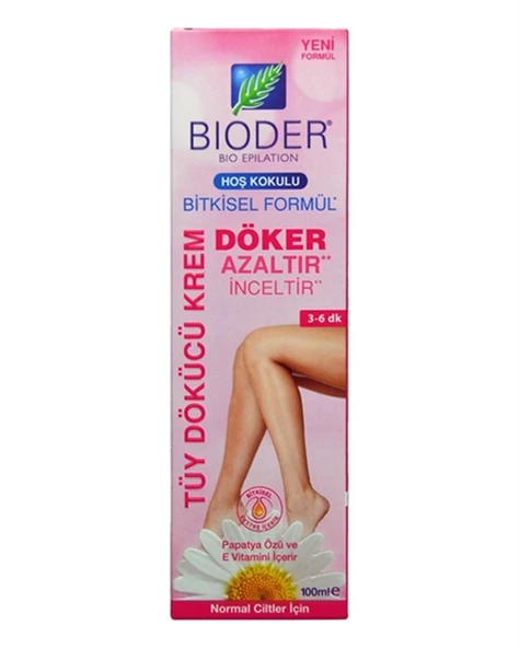 Bioder Normal Ciltler İçin Tüy Dökücü Krem 100 ml