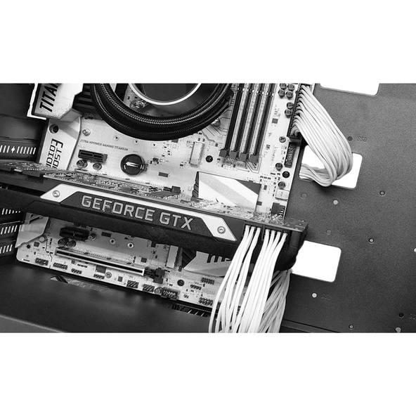 DEEPCOOL EC300-CPU8P-WH Standart Atx Ps2 Güç Kaynağı Uzatma Kablosu Yüksek Kaliteli 18Awg Fiber 300Mm - Resim 3