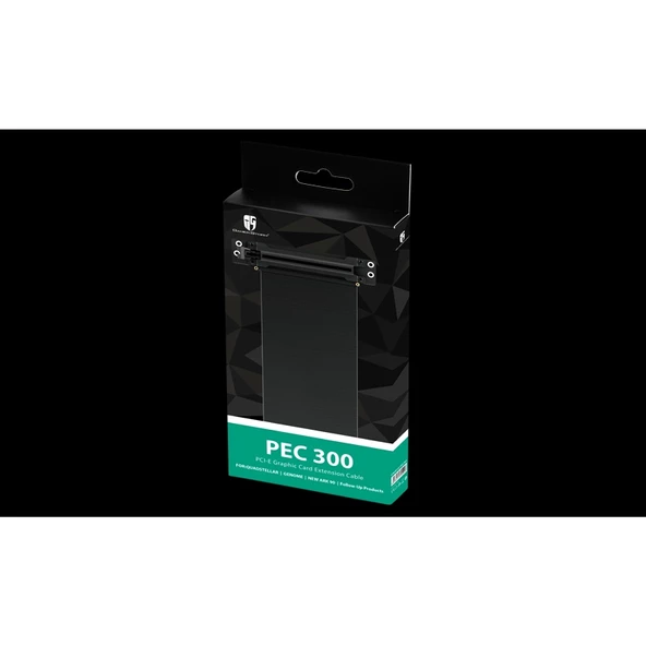 DEEPCOOL PEC 300 Her İki Uç İçin Standart Pcı-E 16X 164-Pin Ekran Kartı Uzatma Kablosu 250 Mm - Resim 2