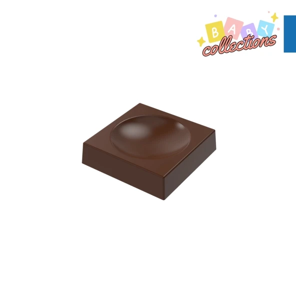 Polikarbon Kare Pralin Çikolata Kalıbı 5.5 gr | Cm-1427