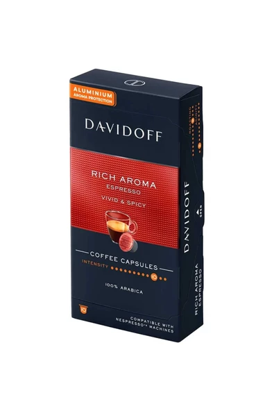 Davidoff Nespresso Uyumlu Kapsül Kahve Rich Espresso 2 x 10 adet - 3