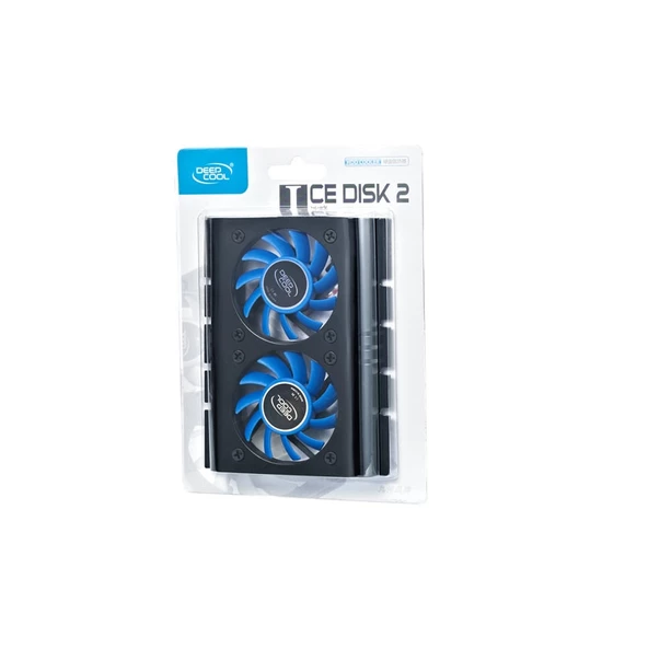 Deep Cool Icedısk 2 Hdd 60X60x12mm (2 Fan) Fan Hard Disk Drive Soğutusucu - Resim 3