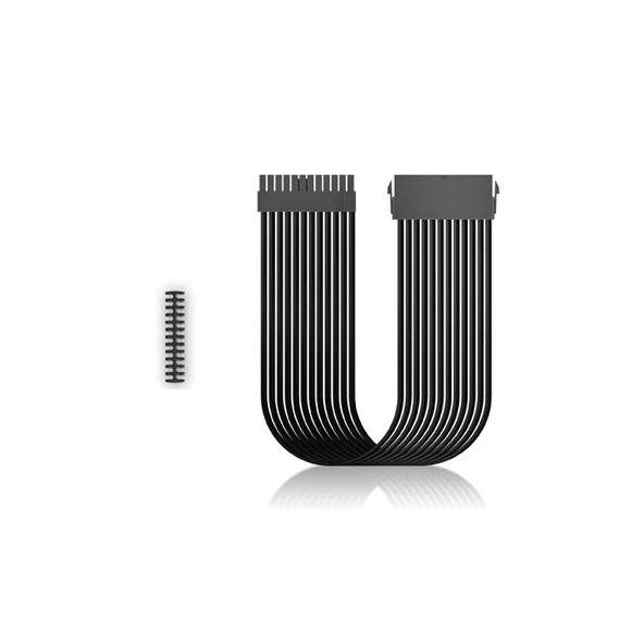 DEEPCOOL EC300-24P-BK Standart Atx Ps2 Güç Kaynağı Uzatma Kablosu Yüksek Kaliteli 18Awg Fiber 300Mm ürün görseli