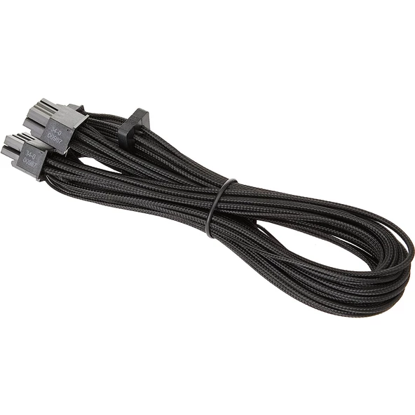 CORSAIR POWER CORD - CP-8920331 Premium Kumaş Giydirme 12+4pin PCIe Gen 5 12VHPWR 600W Kablo, Type 4, Siyah