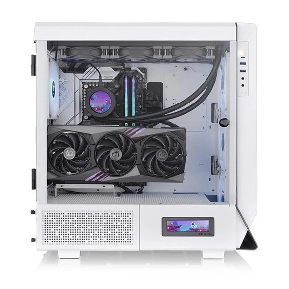 Thermaltake AC-064-OO6NAN-A1 Ceres 500 kasa için 3,9" LCD Panel Kiti Beyaz - Resim 3