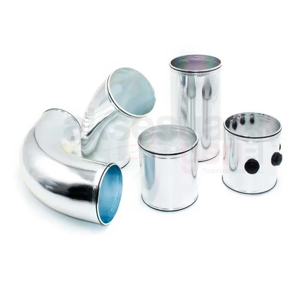 Profesyonel Hava Filtre Uzatma Krom Boru Seti Metal Ürün 7.6cm - 6