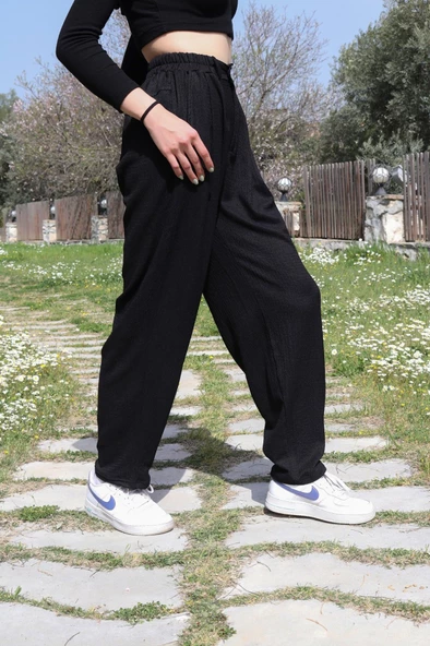 Yazlık Günlük Şalvar Kadın Pantolon - 4