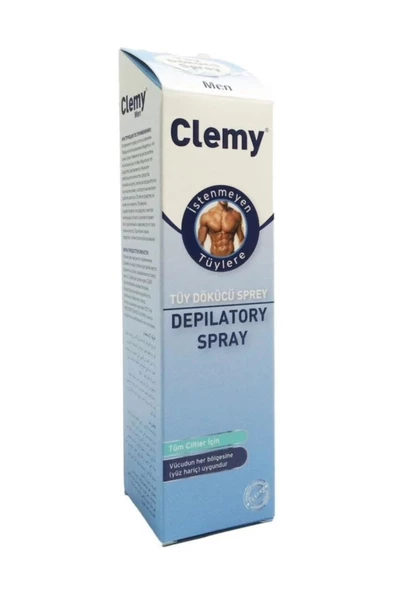 Clemy Tüy Dökücü Sprey Erkek 100 ml