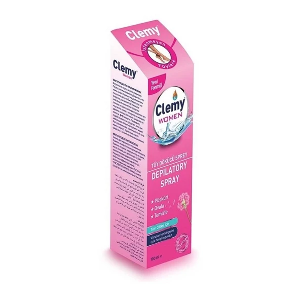 Clemy Bayan Tüy Dökücü Sprey Women 100 ML